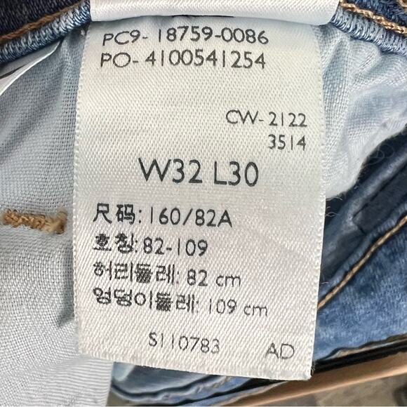 Levi's 725 light wash high-rise boot cut jeans size 32 B92 - Picture 4 of 5